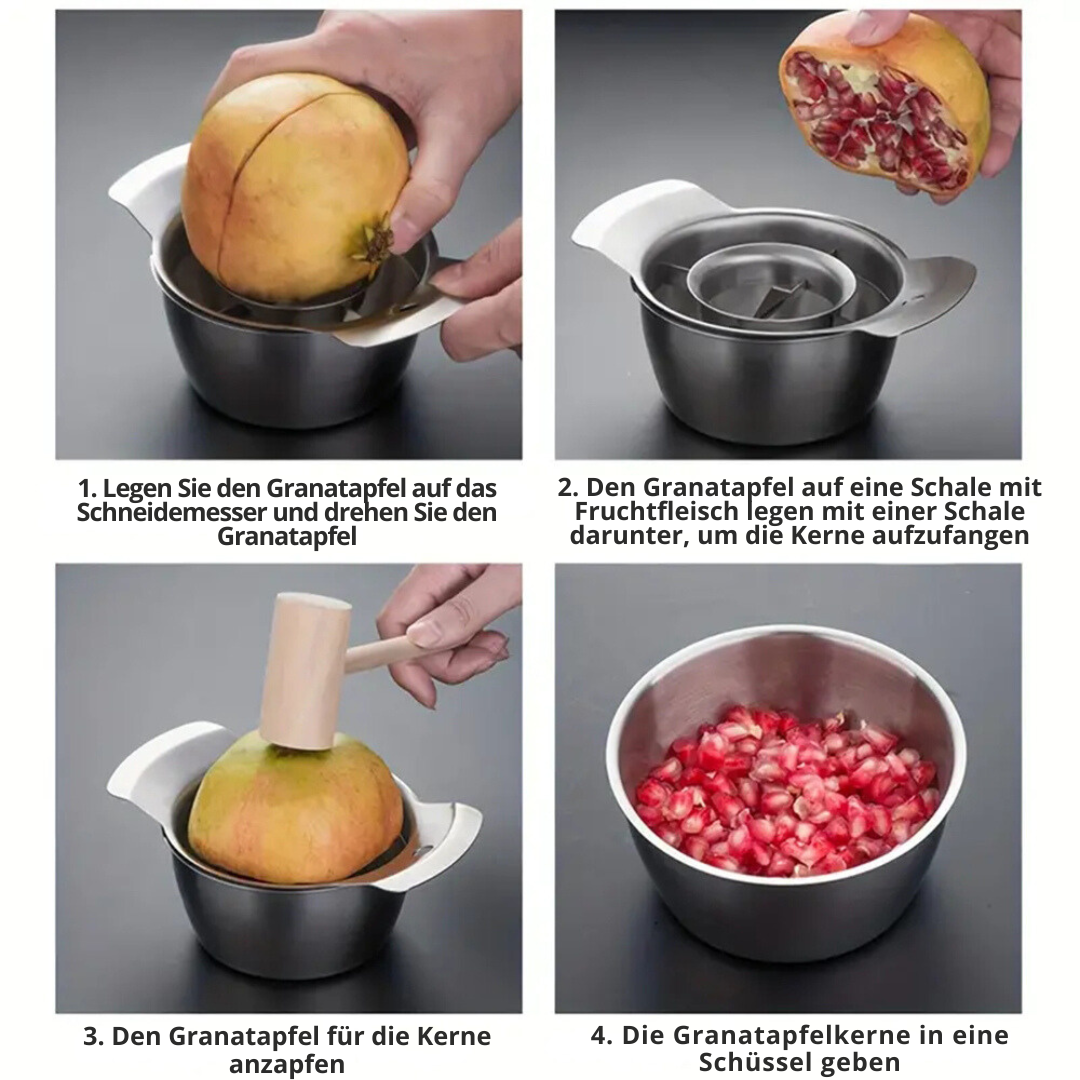 Pomegranate | Deseeding Kit | Mess-Free Cleaning | PulpEase