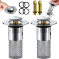 Sink Drain Plug | Stainless Steel Clog-Resistant Filter | FilterPro