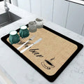 Absorbent Drip Pad | Rapidly Soaks Up Water | Shields Dishes | KüchenDry